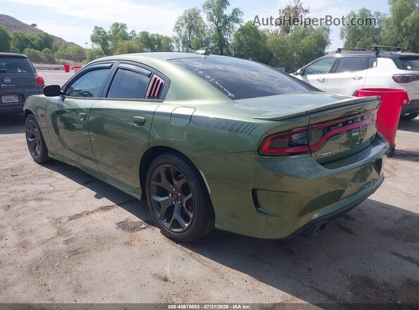 2C3CDXHG2JH221001 2018 DODGE CHARGER Green Հետևի ձախ
