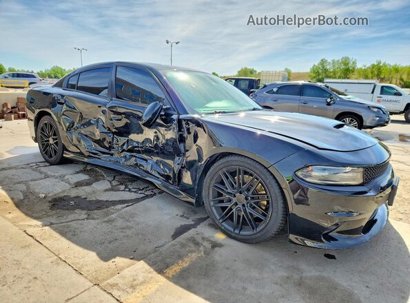 2C3CDXHG2KH597585 2019 DODGE CHARGER Black Առջևի աջ
