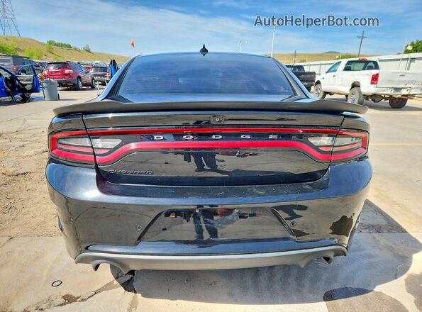 2C3CDXHG2KH597585 2019 DODGE CHARGER Black Հետևի տեսք