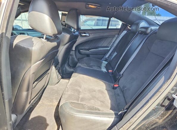 2C3CDXHG2KH597585 2019 DODGE CHARGER Black Հետևի նստատեղերի տեսք