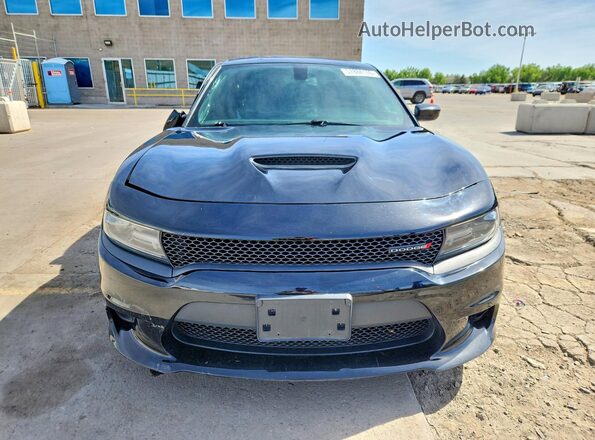 2C3CDXHG2KH597585 2019 DODGE CHARGER Black Դիմացի տեսք