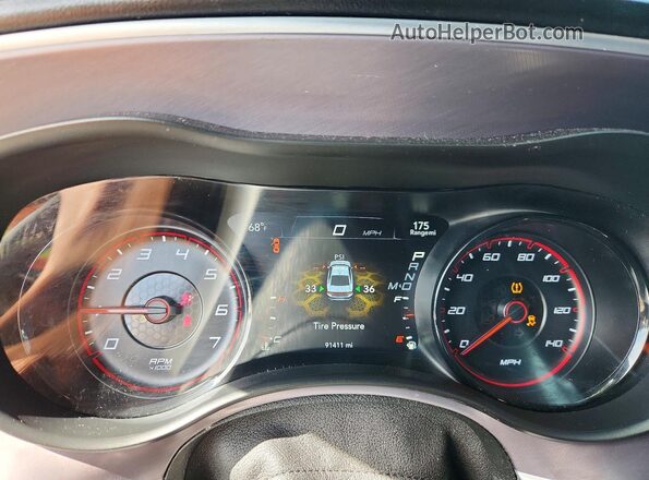 2C3CDXHG2KH597585 2019 DODGE CHARGER Black Սարքավորումների վահանակի տեսք