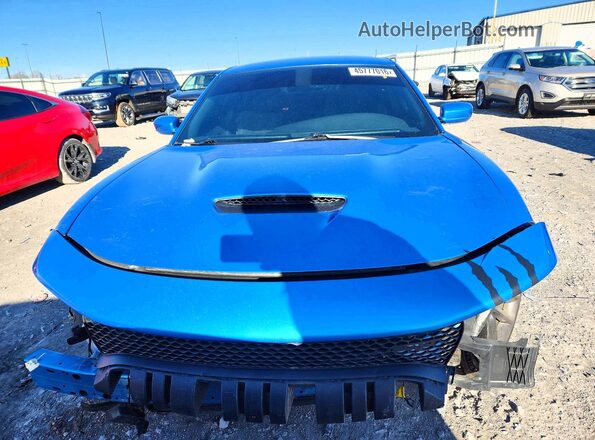 2C3CDXHG2KH625885 2019 DODGE CHARGER Blue Front view
