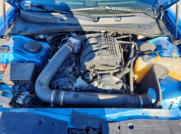 2C3CDXHG2KH625885 2019 DODGE CHARGER Blue Rear interior view