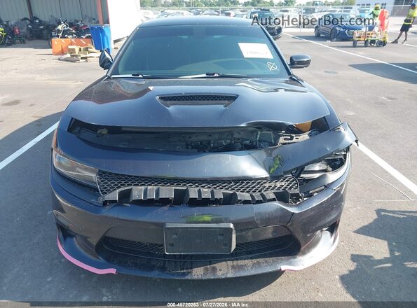 2C3CDXHG2KH678599 2019 DODGE CHARGER Blue Вид спереду