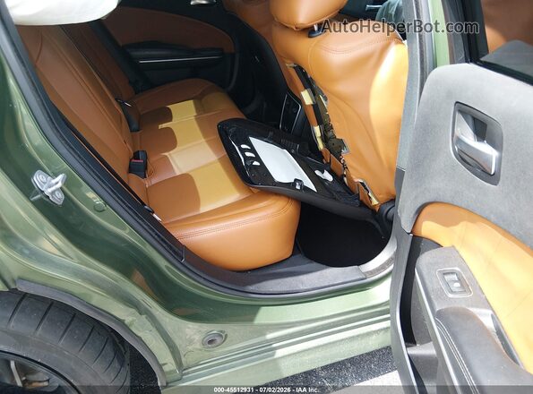 2C3CDXHG2KH691840 2019 DODGE CHARGER Green Widok naklejki z numerem VIN