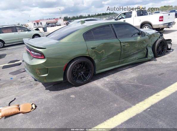 2C3CDXHG2KH691840 2019 DODGE CHARGER Green Tył prawy