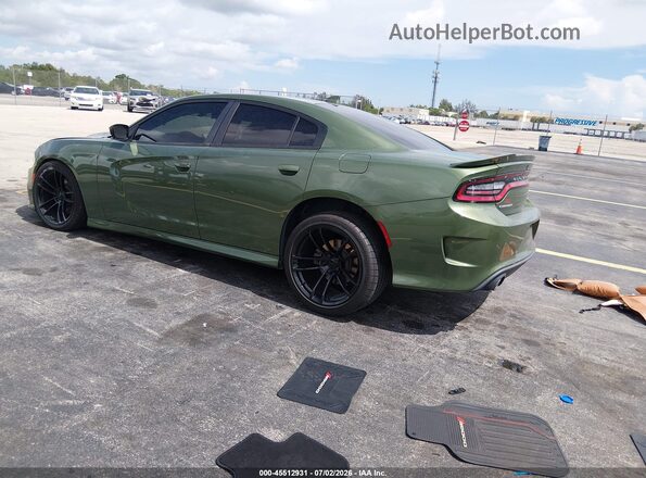 2C3CDXHG2KH691840 2019 DODGE CHARGER Green Tył lewy