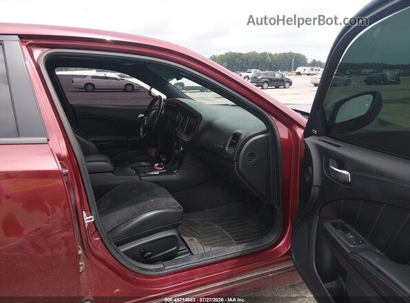 2C3CDXHG2LH120091 2020 DODGE CHARGER Maroon Vista interior delantera