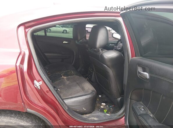 2C3CDXHG2LH120091 2020 DODGE CHARGER Maroon Vista de la etiqueta del VIN