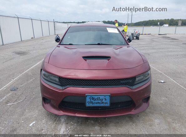 2C3CDXHG2LH120091 2020 DODGE CHARGER Maroon Vista del cuadro de instrumentos