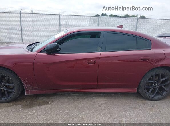 2C3CDXHG2LH120091 2020 DODGE CHARGER Maroon Vista interior de 360 grados