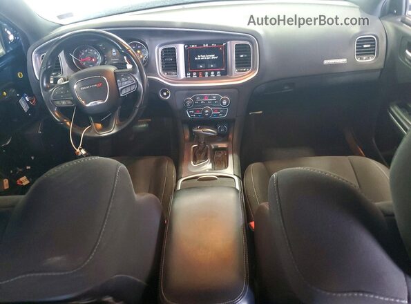 2C3CDXHG2LH220305 2020 DODGE CHARGER Blue Dashboard view