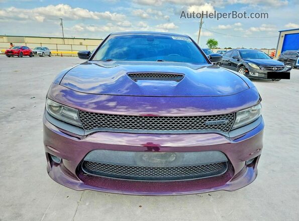 2C3CDXHG2MH640163 2021 DODGE CHARGER Purple Вид спереду