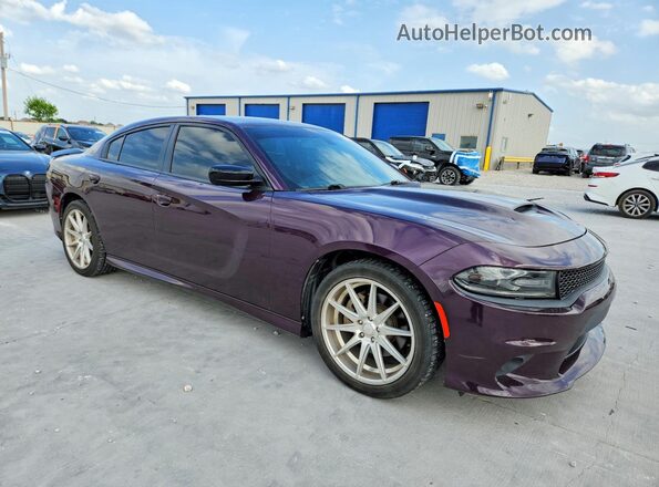 2C3CDXHG2MH640163 2021 DODGE CHARGER Purple Передня права чверть