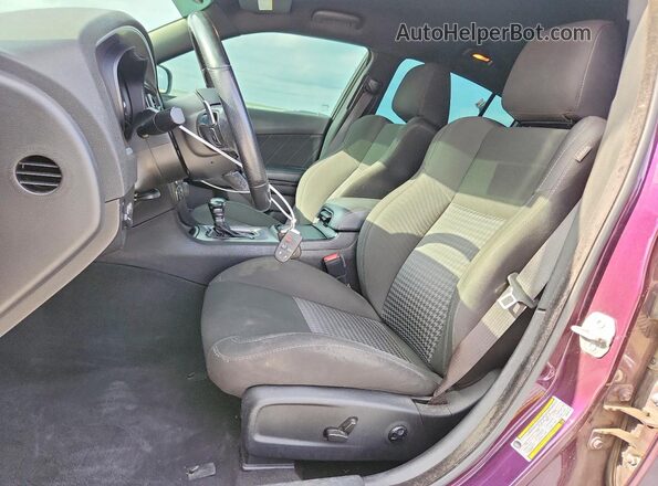 2C3CDXHG2MH640163 2021 DODGE CHARGER Purple Вид салону спереду