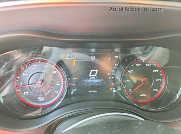 2C3CDXHG2MH640163 2021 DODGE CHARGER Purple Вид щитка приладів
