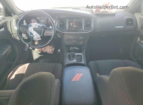 2C3CDXHG2NH111085 2022 DODGE CHARGER White Առջևի վահանակի տեսք