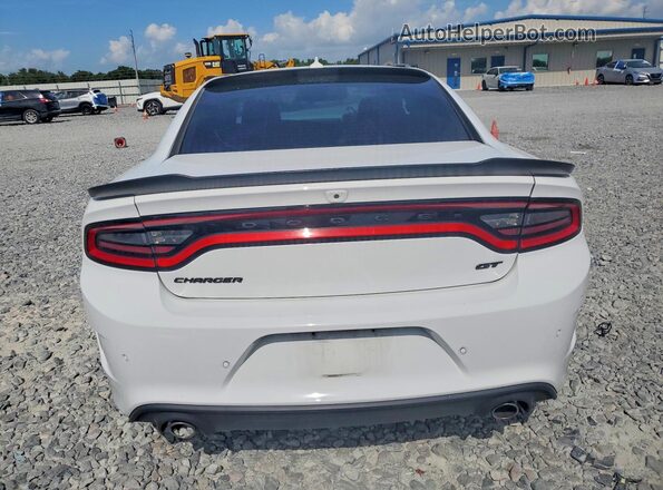 2C3CDXHG2NH111085 2022 DODGE CHARGER White Հետևի տեսք