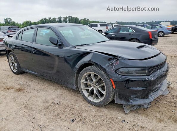2C3CDXHG2NH152266 2022 DODGE CHARGER Black Delantero derecho