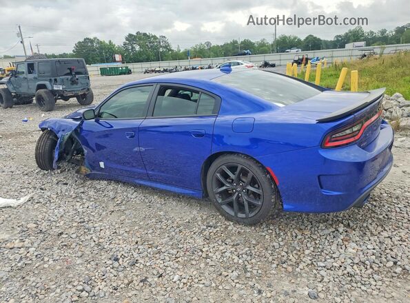 2C3CDXHG2NH232411 2022 DODGE CHARGER Blue Trasero izquierdo