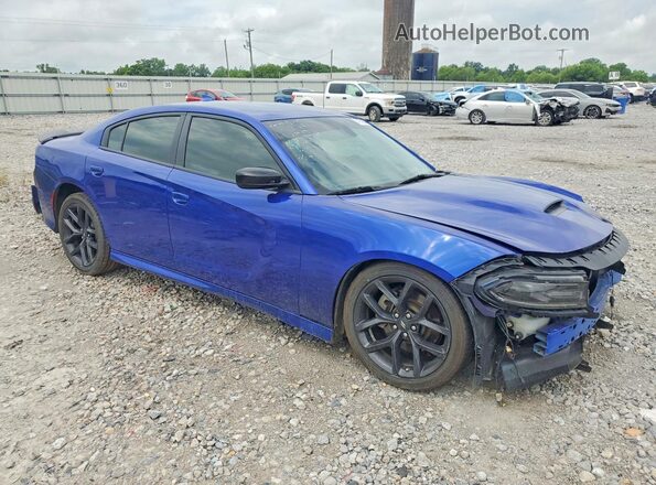 2C3CDXHG2NH232411 2022 DODGE CHARGER Blue Delantero derecho