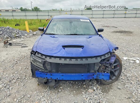 2C3CDXHG2NH232411 2022 DODGE CHARGER Blue Vista frontal