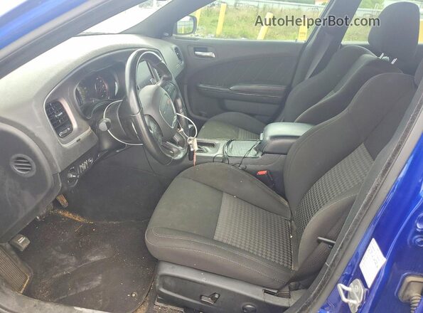 2C3CDXHG2NH232411 2022 DODGE CHARGER Blue Vista interior delantera