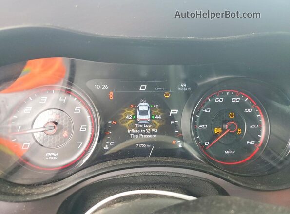 2C3CDXHG2NH232411 2022 DODGE CHARGER Blue Vista del cuadro de instrumentos