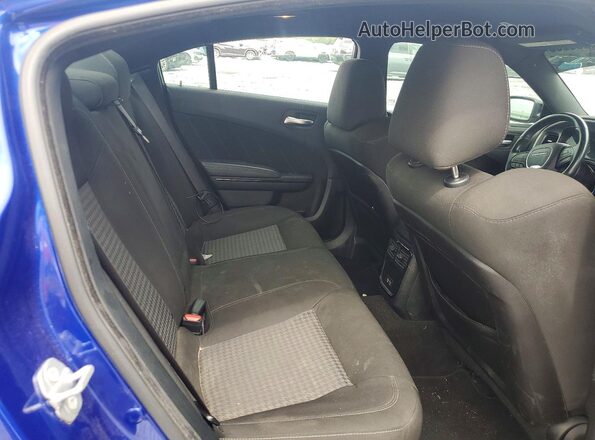 2C3CDXHG2NH232411 2022 DODGE CHARGER Blue Vista de los asientos traseros