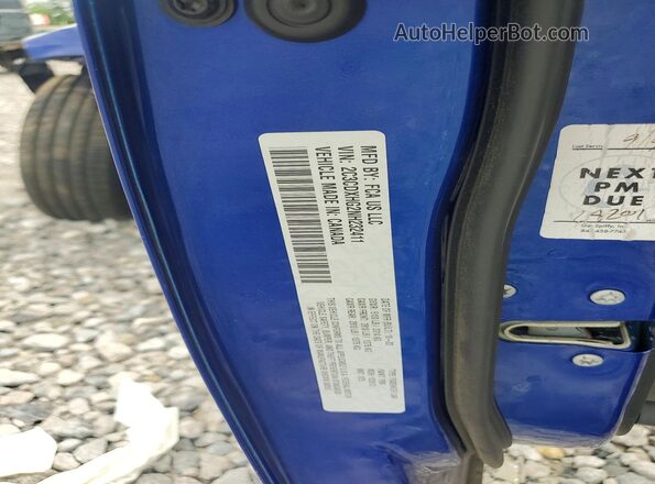 2C3CDXHG2NH232411 2022 DODGE CHARGER Blue Vista del compartimento del motor