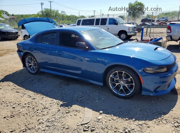2C3CDXHG2PH530038 2023 DODGE CHARGER Blue Przód prawy