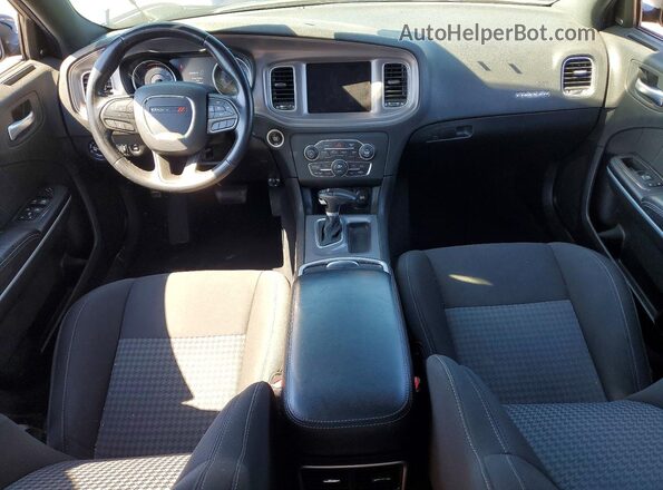 2C3CDXHG2PH530038 2023 DODGE CHARGER Blue Widok deski rozdzielczej