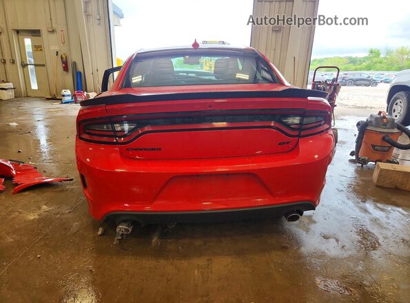 2C3CDXHG2PH611640 2023 DODGE CHARGER Красный Вид сзади