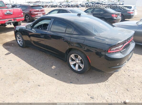2C3CDXHG3GH166714 2016 DODGE CHARGER Black უკანა მარცხენა