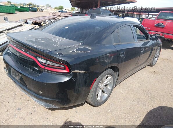 2C3CDXHG3GH166714 2016 DODGE CHARGER Black უკანა მარჯვენა