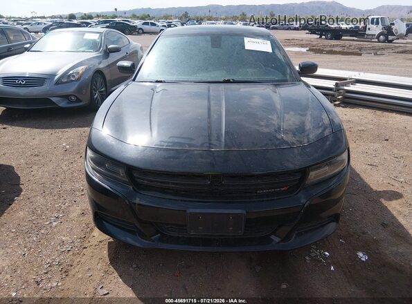 2C3CDXHG3GH166714 2016 DODGE CHARGER Black წინა ხედი