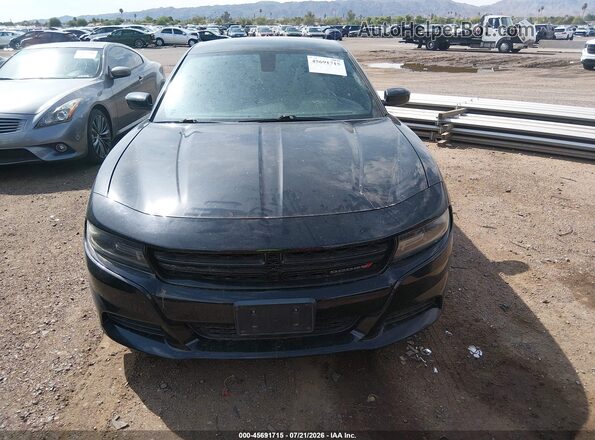 2C3CDXHG3GH166714 2016 DODGE CHARGER Black ხელსაწყოთა პანელის ხედი