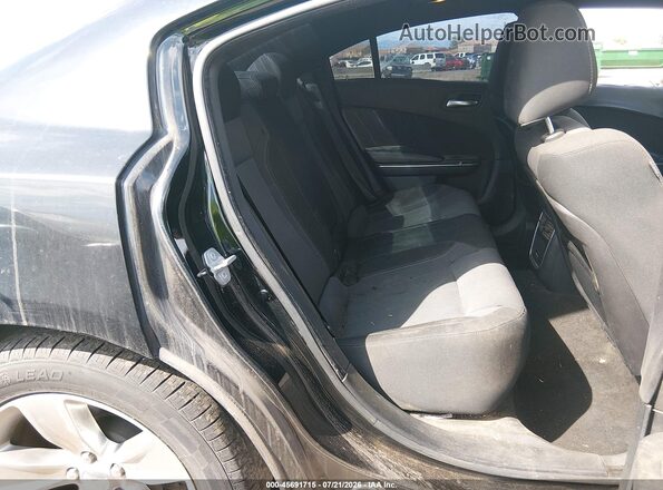 2C3CDXHG3GH166714 2016 DODGE CHARGER Black VIN კოდის სტიკერის ხედი
