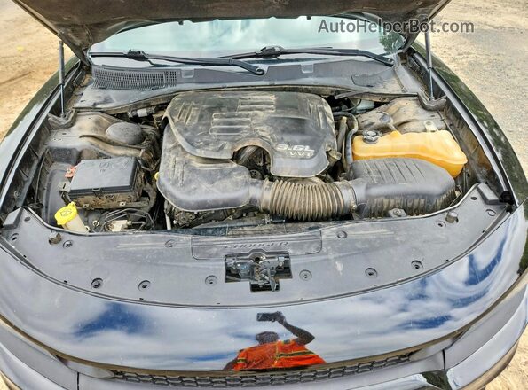 2C3CDXHG3GH277313 2016 DODGE CHARGER Черный Вид задней части салона