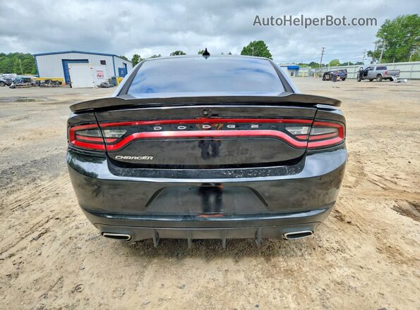 2C3CDXHG3GH277313 2016 DODGE CHARGER Черный Вид сзади