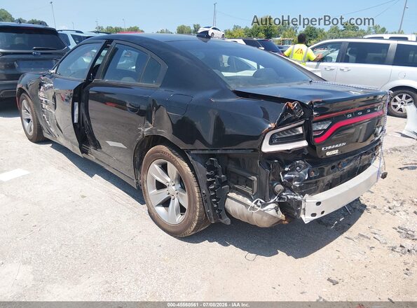 2C3CDXHG3GH302582 2016 DODGE CHARGER Black Rear left