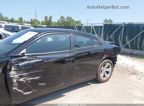 2C3CDXHG3GH302582 2016 DODGE CHARGER Black Rear interior view