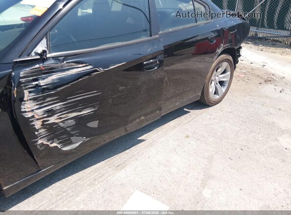 2C3CDXHG3GH302582 2016 DODGE CHARGER Black Front view