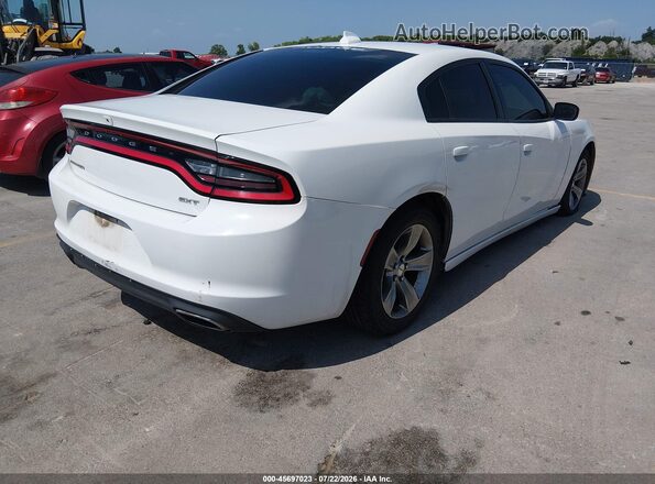 2C3CDXHG3GH319396 2016 DODGE CHARGER Белый Задняя правая четверть