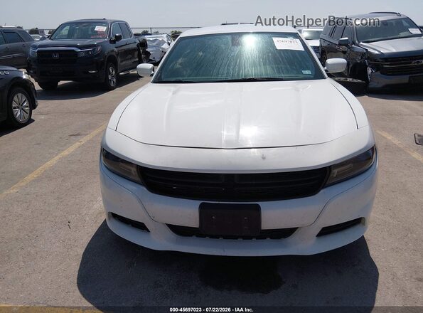 2C3CDXHG3GH319396 2016 DODGE CHARGER Белый Вид спереди