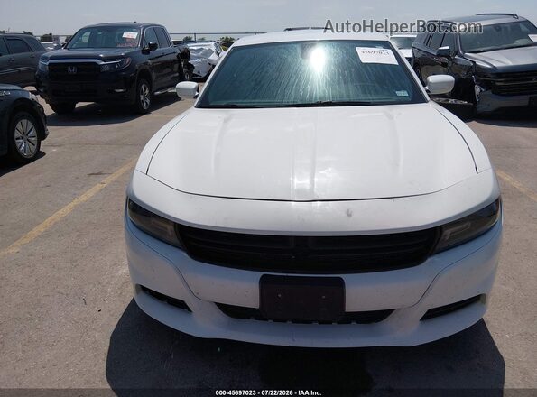 2C3CDXHG3GH319396 2016 DODGE CHARGER Белый Вид щитка приборов