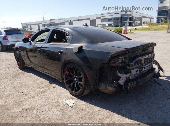 2C3CDXHG3GH326901 2016 DODGE CHARGER Black Trasero izquierdo