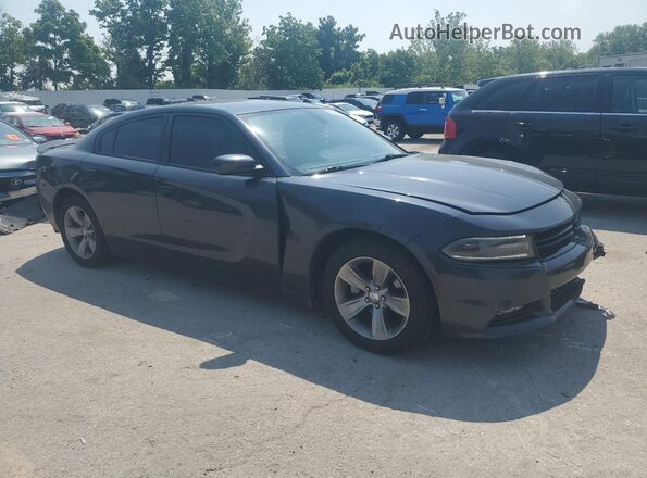 2C3CDXHG3HH523956 2017 DODGE CHARGER Black Передня права чверть
