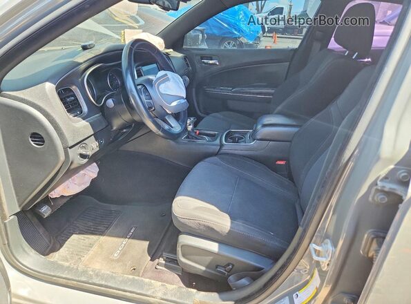 2C3CDXHG3HH576382 2017 DODGE CHARGER Gray Front interior view